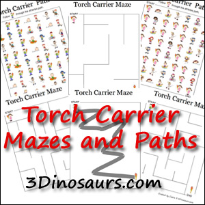 Torch Paths and Mazes