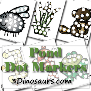 Free Pond Dot Marker Pages!