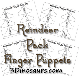 Reindeer Finger Puppets