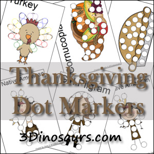 Thanksgiving Pack Extra: Dot Markers