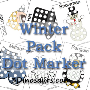 Winter Pack Dot Markers