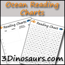 Ocean Theme Reading Charts