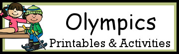 Olympic Themed Activities and Printables