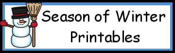 Season of Winter Printables