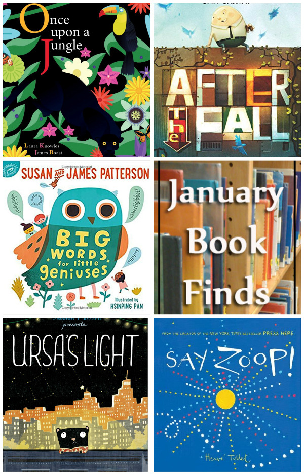 Fun To Read January 2017 Book Finds: fear, interactive, big words, jungle food chain, dreaming big. - 3Dinosaurs.com