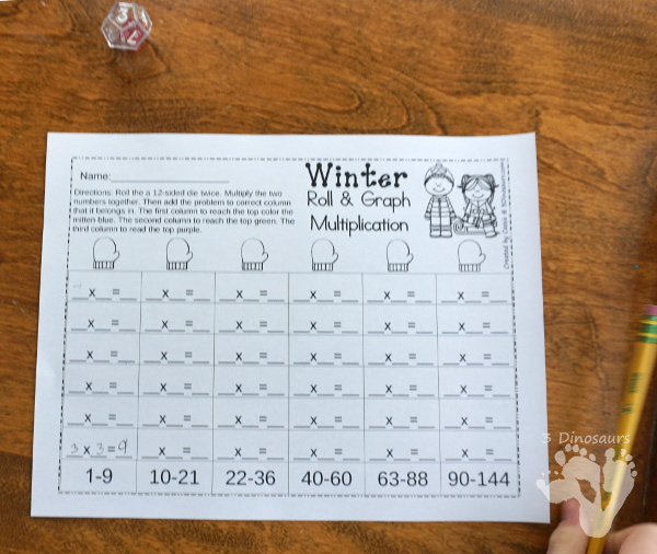 No Prep Winter Addition & Subtraction and Multiplication & Division - 30 pages no-prep printables with a mix of addition and subtraction or multiplication and division activities plus a math center activities - 3Dinosaurs.com #noprepmath #tpt #addition #subtraction #multiplication #division