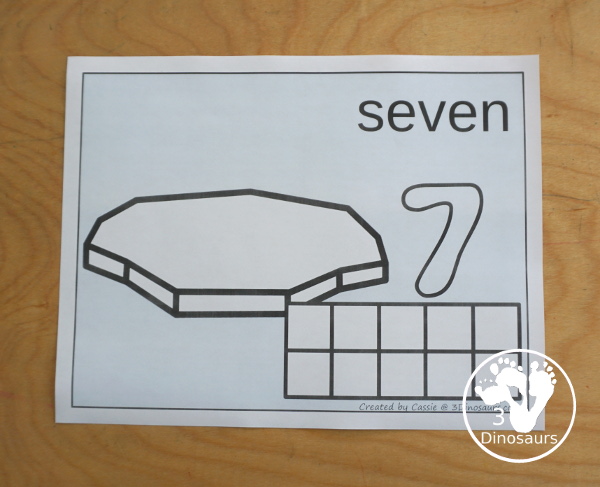 Free Penguin Counting Mats 1 to 10 - with ten counting mats - you have one mat for each number to work on one at at time with ten frame, counting area, and playdough number. - 3Dinosaurs.com