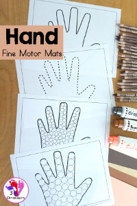 Free Hand Fine Motor Mat Printables