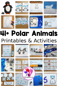 39+ Polar Animals Activities & Printables: Penguins, Arctic & More