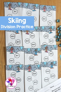 Free Skiing Division Practice Printable
