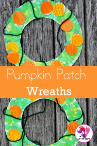 Pumpkin Patch Wreath Craft For Kids