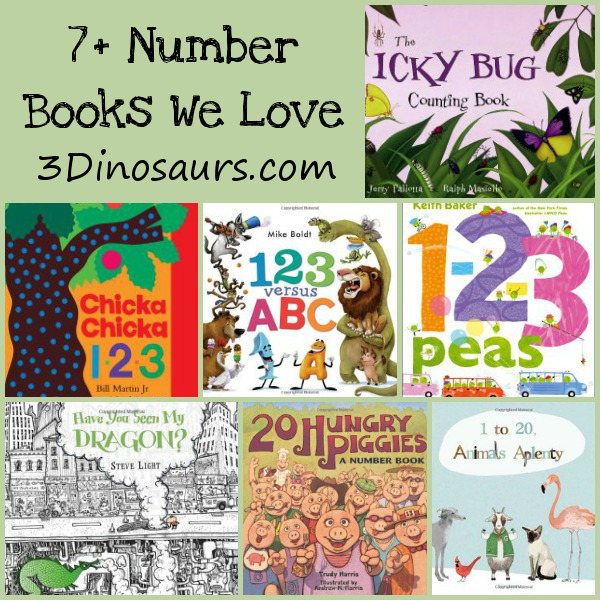 7+ Number Books We Love! - 3Dinosaurs.com