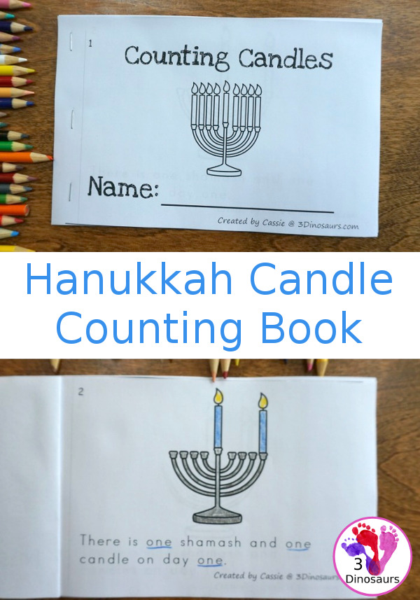 Hanukkah Counting Candle Book