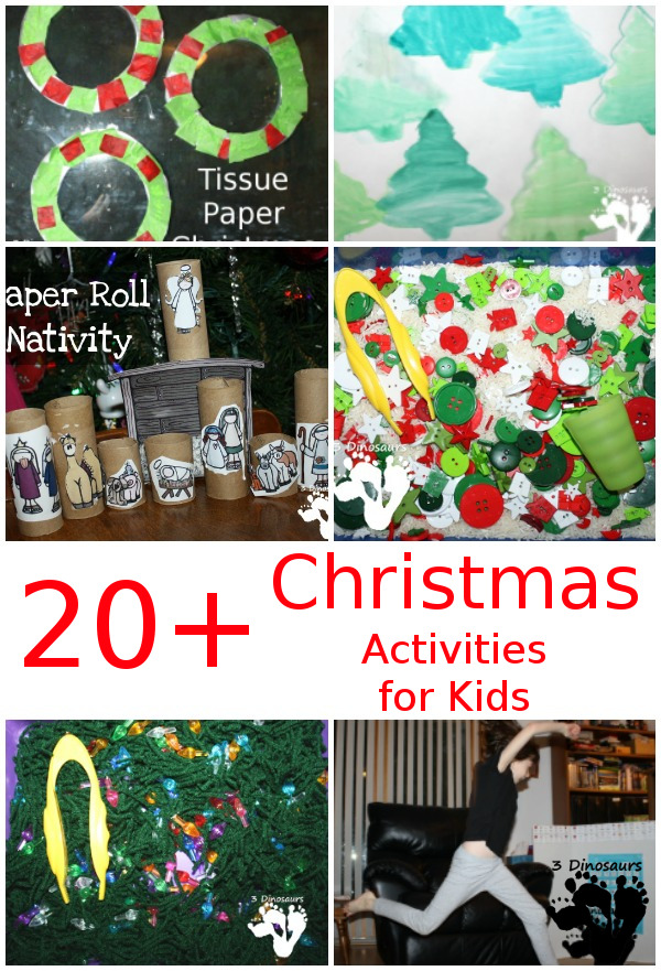 Christmas Crafts & Activities from  3Dinosaurs.com