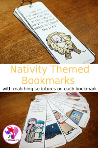 Free Nativity Bookmarks with Scriptures