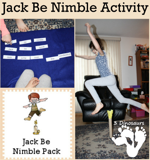 Jack Be Nibble Activity & Free Pack - 3Dinosaurs.com