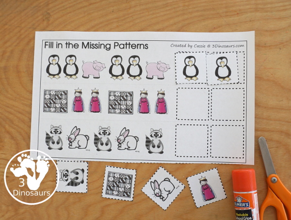 Free Romping & Roaring PQR Review Pack- with letter p, letter q, and letter r printables for reviewing the three letters with tracing, puzzles, coloring pages, finger puppets, game and more- 3Dinosaurs.com 