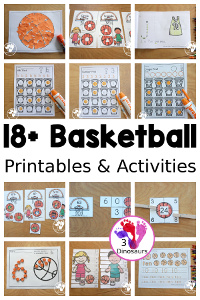 11+ Basketball Printables & Activities