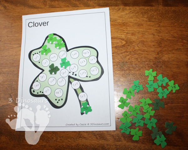 Free St Patrick's Day Dot Markers Printables - 3Dinosaurs.com