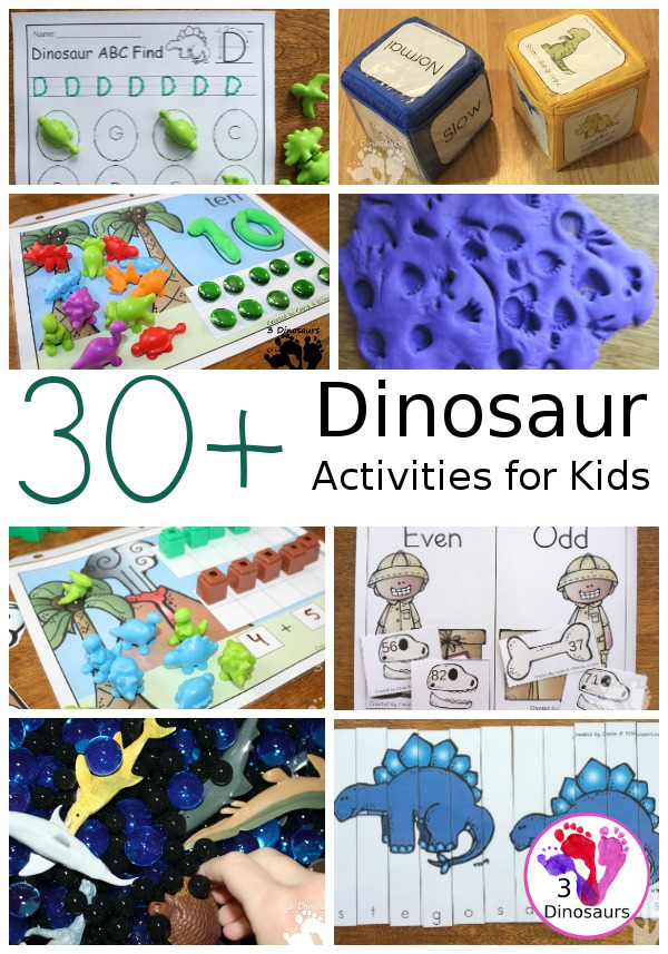 Dinosaur Activities & Printables on 3Dinosaurs.com