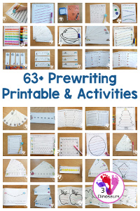 63+ Prewriting Printables For Kids