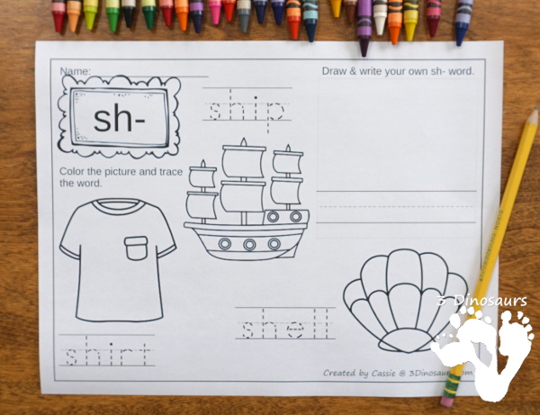 Digraph Coloring Pages have the folowing digraphs: ch-, -ch, -ck, -gh, gh-, kn, -ng, ph-, qu-, sh-, -sh, th-, -th, wh-, wr- $ - 3Dinosaurs.com