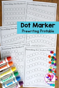 Easy To Use: Free Prewriting Dot Marker Printables