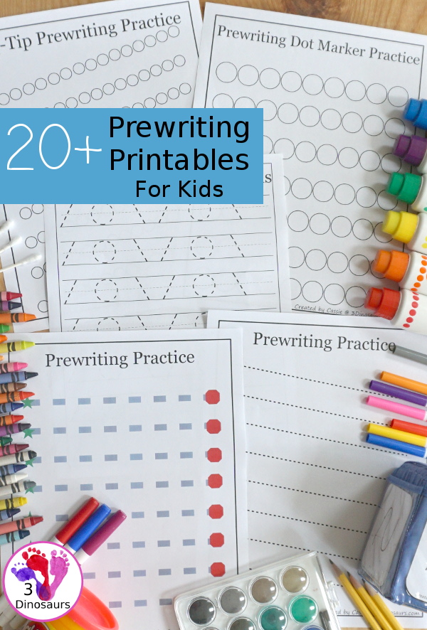 Prewriting Printables and  Activities