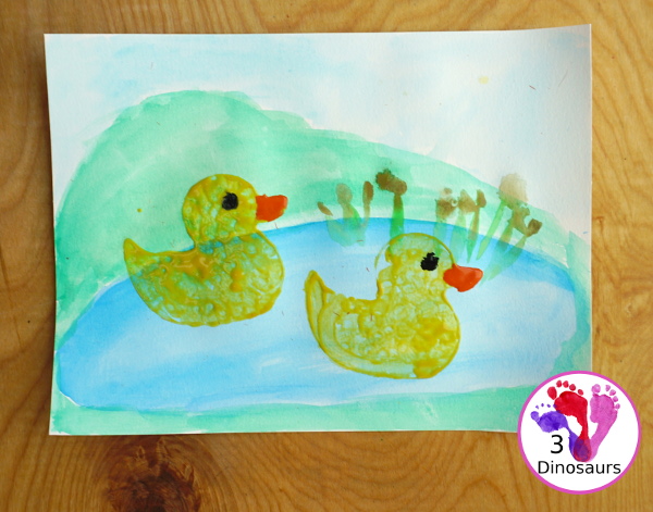 Duck Pond watercolour - ARTSHED HQ