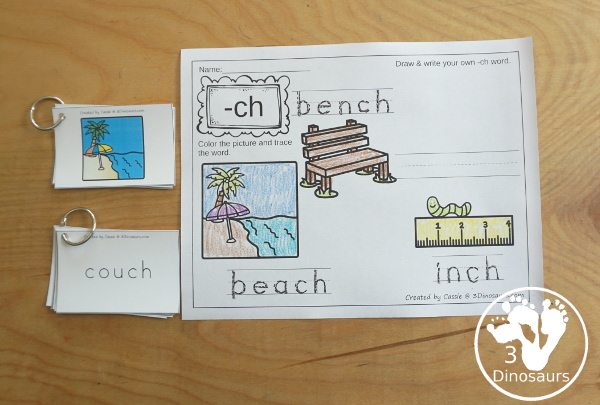 Digraph Coloring Pages have the folowing digraphs: ch-, -ch, -ck, -gh, gh-, kn, -ng, ph-, qu-, sh-, -sh, th-, -th, wh-, wr-  - 3Dinosaurs.com