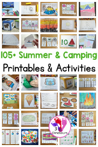 105+ Summer & Camping Themed Activities And Printables