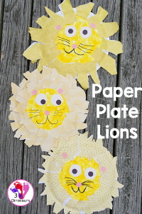 Easy To Make: Paper Plate Lion Craft