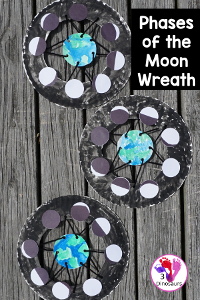 Easy to Make Phases Of the Moon Wreath