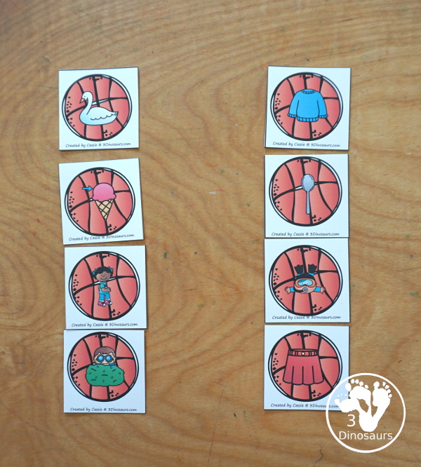 Free Basketball S Blends Sorting Printable - with sorting mats, basketballs with blend pictures and s blend word tracing worksheets. A great beginning blend printable for kids. - 3Dinosaurs.com