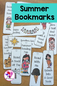 Free Summer Bookmark Printables