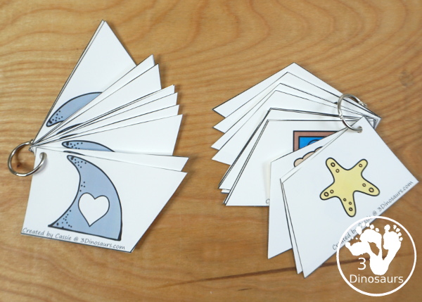 Free Shark Shape Matching Puzzles with 12 shapes with a shark fin shape and a matching picture of the shape. - 3Dinosaurs.com