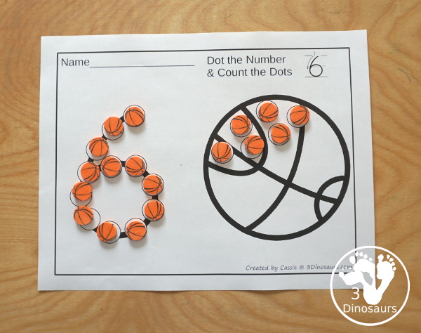 153+ Dot Marker Printables & Activities! – 3 Dinosaurs