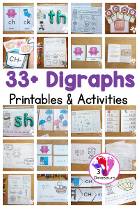 33+ Consonant Digraph Printables & Activities