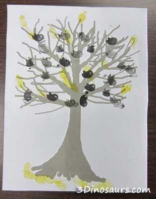 Birds in a Tree Stamping