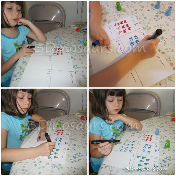 4 Math & Counting Activities With Stamps