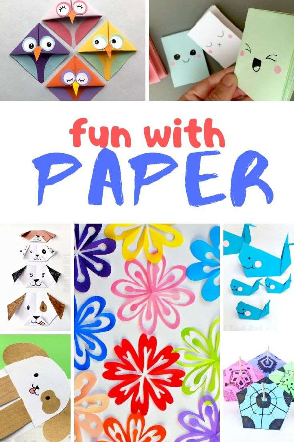 Fun Ideas For Paper - great craft ideas for kids to do afterschool or when they need something fun to do. - 3Dinosaurs.com