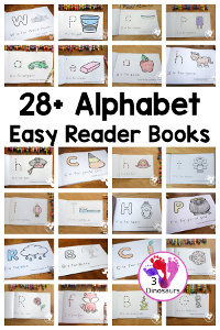 28+ ABC Letter Tracing & Coloring Easy Reader Books