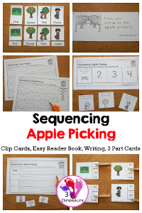 Apple Picking Sequencing Printable