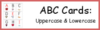 ABC Cards: Uppercase and Lowercase