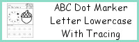 ABC Dot Marker Lowercase with Tracing