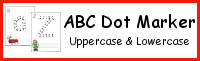 ABC Dot Marker Uppercase & Lowercase Pages