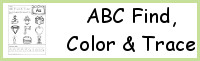 ABC Find, Color & Trace