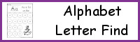 Alphabet Themed Letter Find