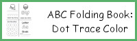 ABC Folding Book: Dot Trace & Color