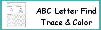 ABC Letter Find With Tracing & Coloring